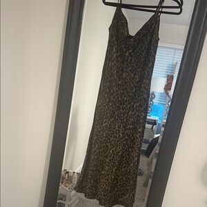 Zara Leopard Print Maxi Dress